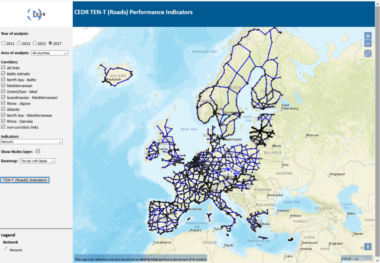 CEDR’s TEN-T Roads performance Report - TRT Trasporti e Territorio